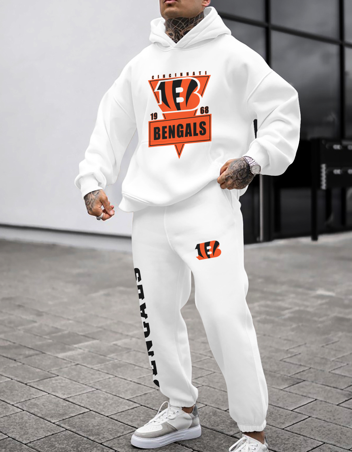 Cincinnati Bengals NFL Sport Hoodie Tracksuit Style 29