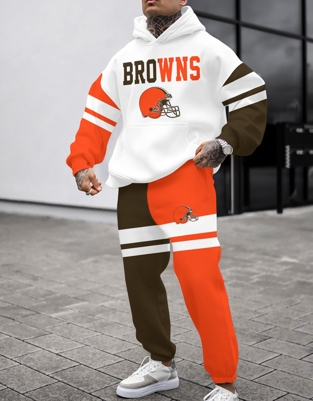Cleveland Browns NFL Sport Hoodie Tracksuit Style 17
