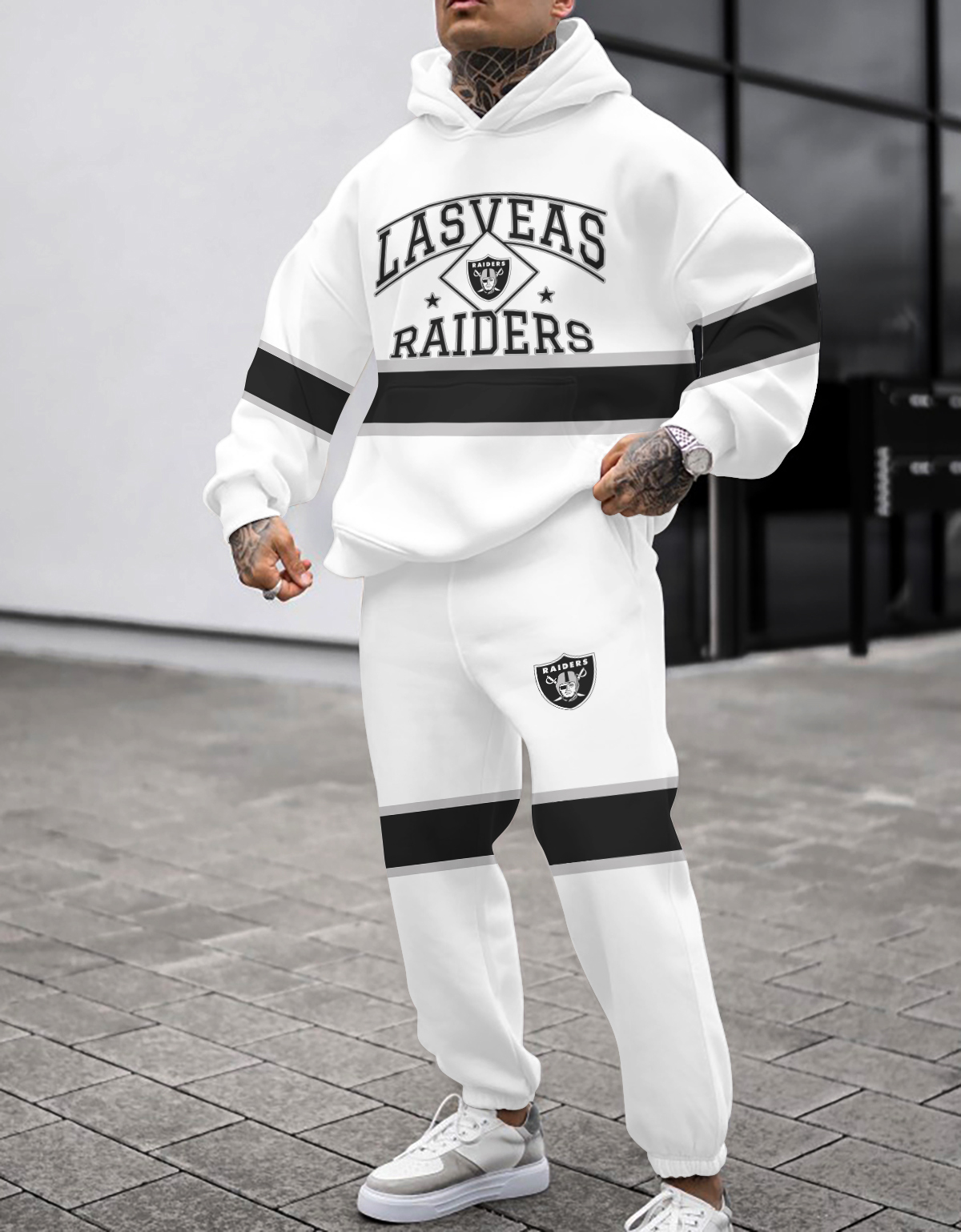 Las Vegas Raiders NFL Sport Hoodie Tracksuit Style 21