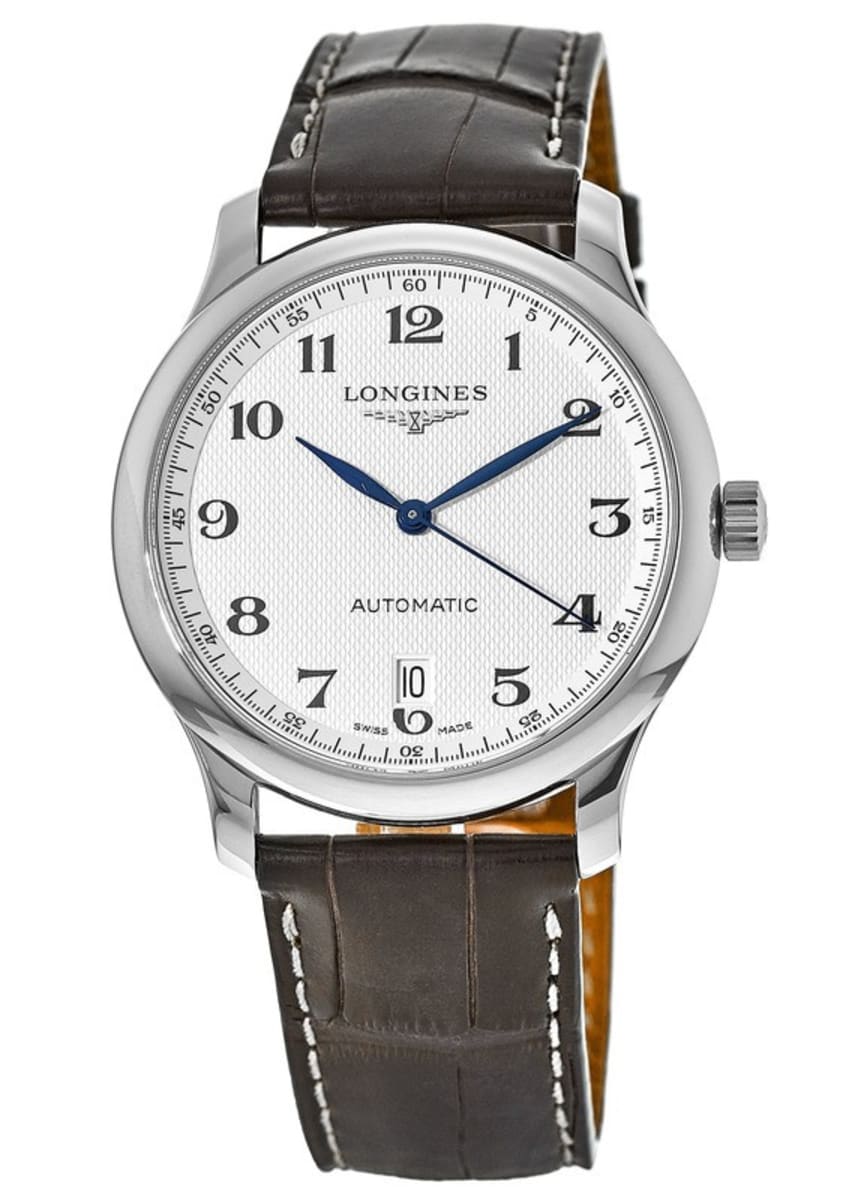 Longines Master Collection Automatic 38.5mm Silver Dial Leather Strap Men’s Watch L2.628.4.78.3