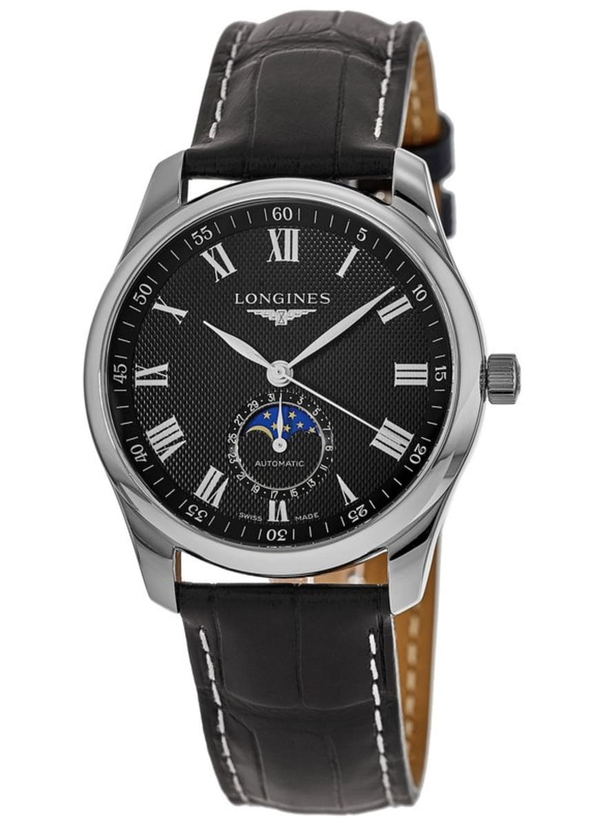 Longines Master Collection Automatic 40mm Black Dial Black Leather Strap Men’s Watch L2.909.4.51.7