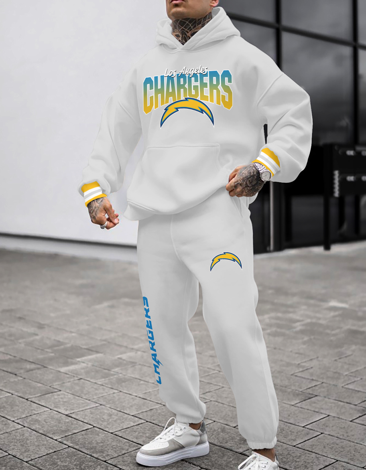 Los Angeles Chargers NFL Sport Hoodie Tracksuit Style 20