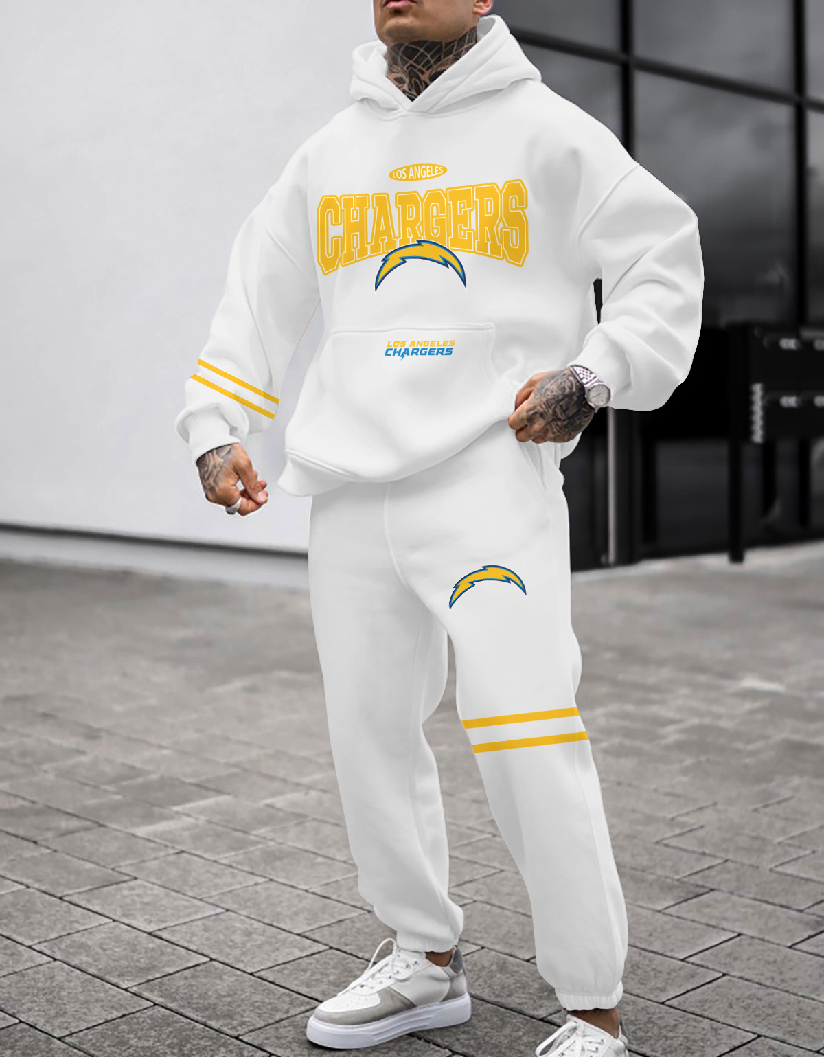 Los Angeles Chargers NFL Sport Hoodie Tracksuit Style 24