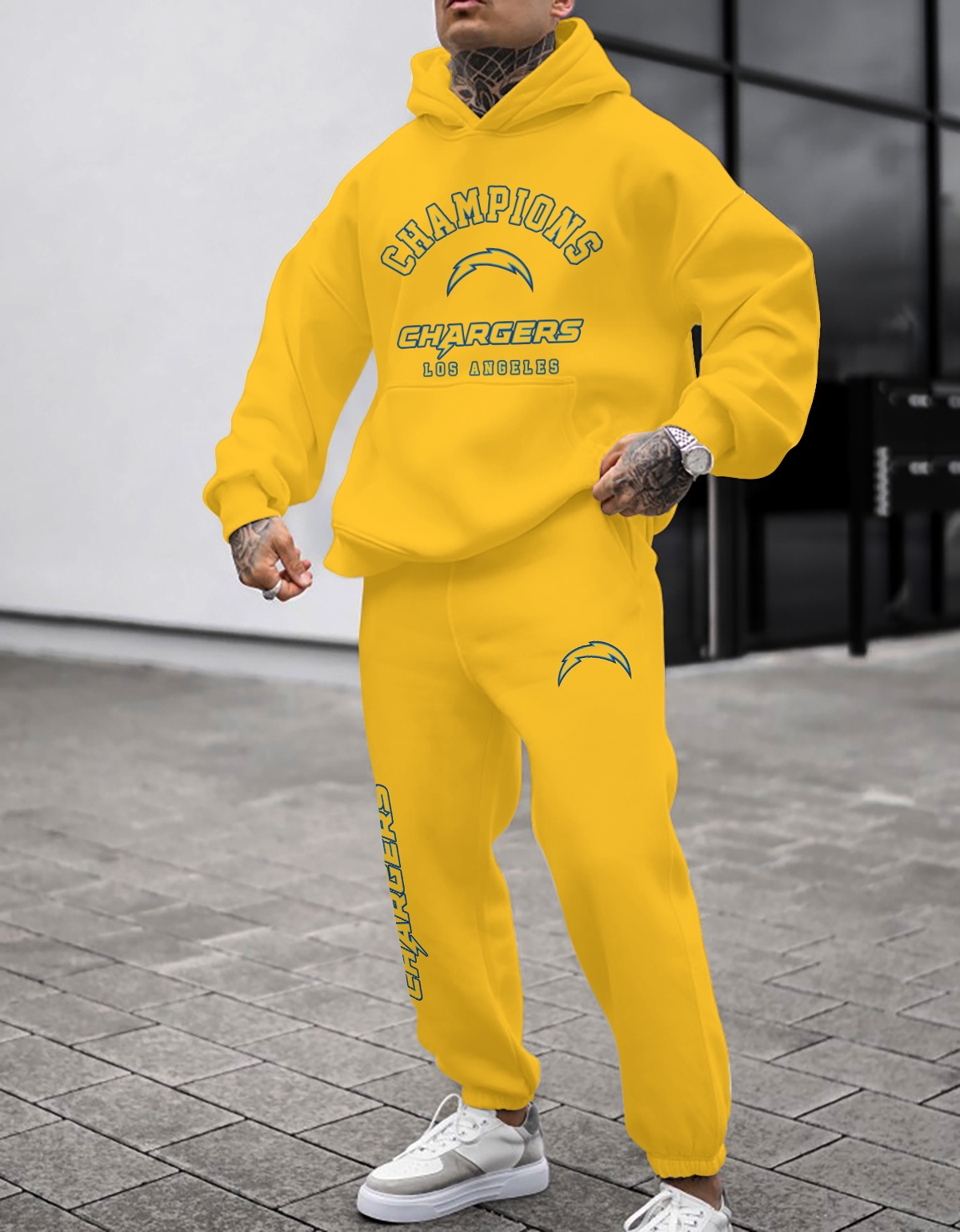 Los Angeles Chargers NFL Sport Hoodie Tracksuit Style 25