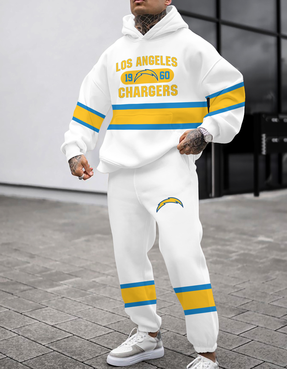 Los Angeles Chargers NFL Sport Hoodie Tracksuit Style 26