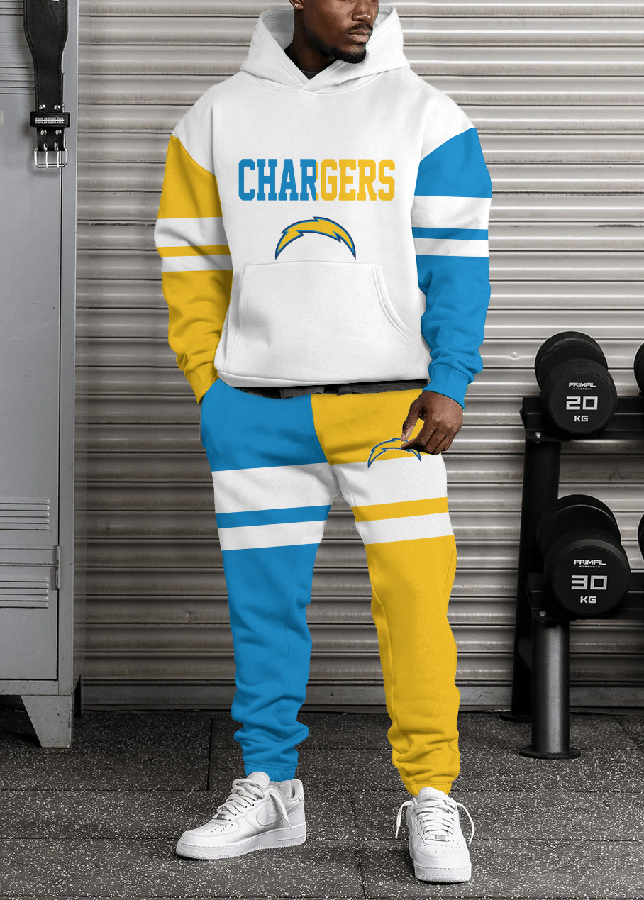Los Angeles Chargers NFL Sport Hoodie Tracksuit Style 27
