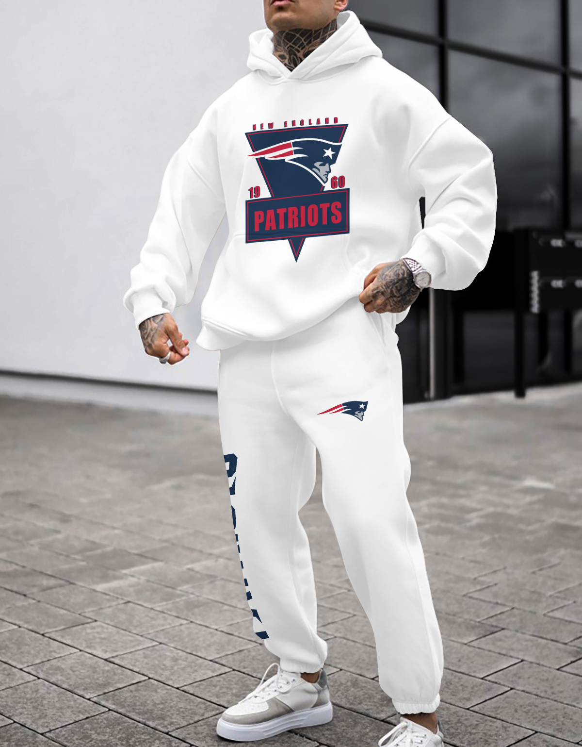 New England Patriots NFL Sport Hoodie Tracksuit Style 3