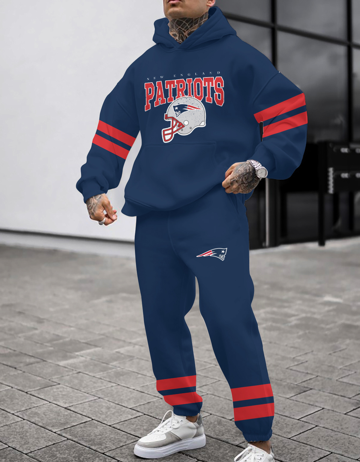 New England Patriots NFL Sport Hoodie Tracksuit Style 6