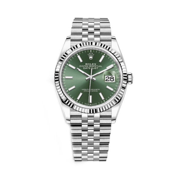 Rolex Datejust 126234 Green Dial 41Mm Jubilee Stainless Steel Bracelet Wrist Men’S Watch
