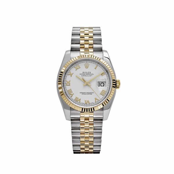 Rolex Datejust 16233 36Mm Champagne Dial With Two Tone Jubilee Bracelet