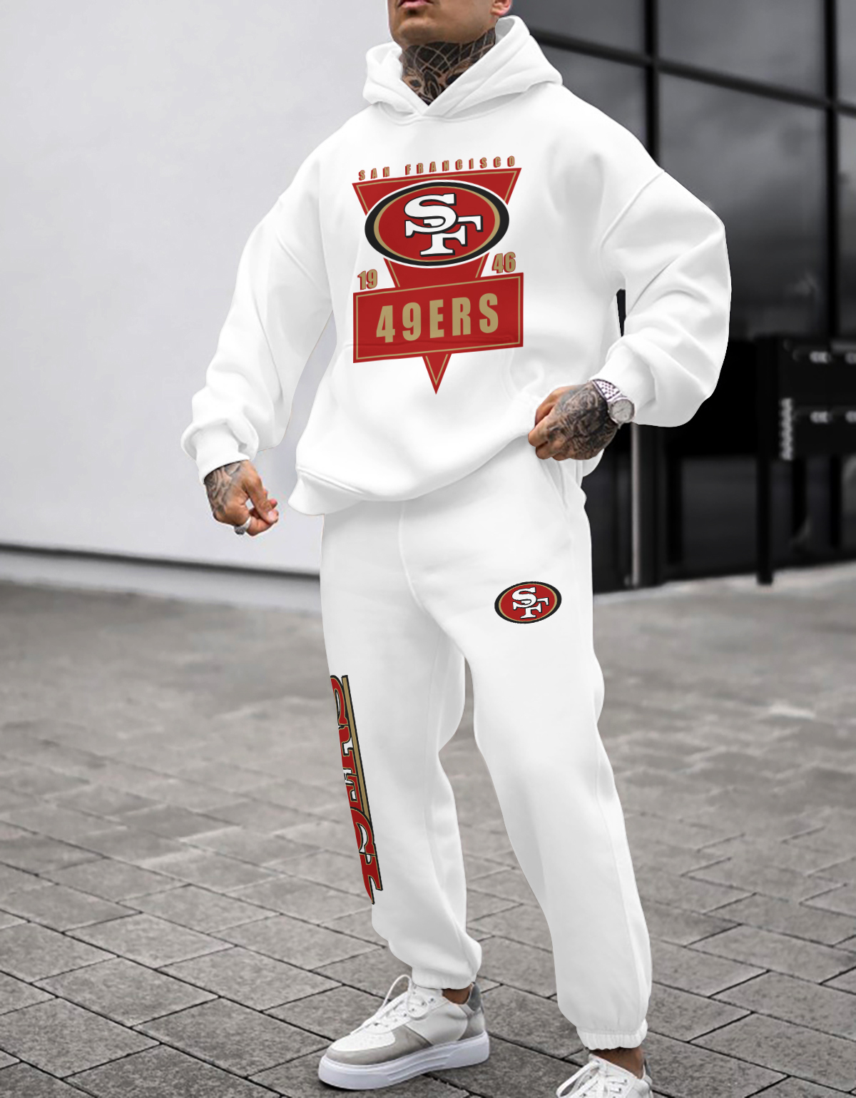 San Francisco 49ers NFL Sport Hoodie Tracksuit Style 7