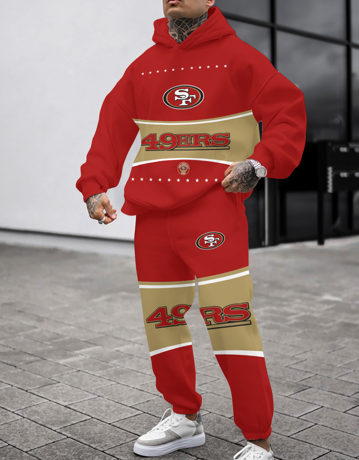 San Francisco 49ers NFL Sport Hoodie Tracksuit Style 8