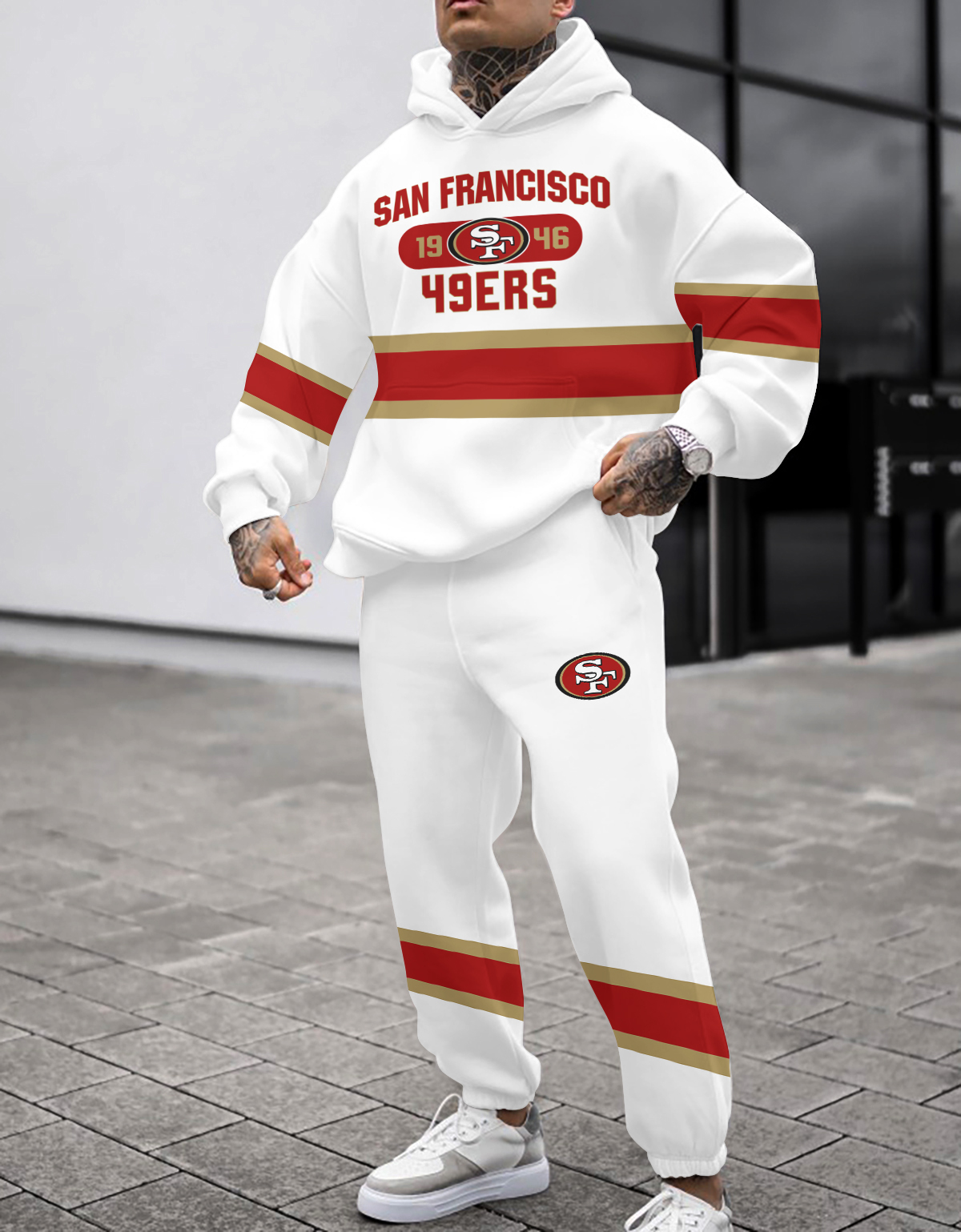San Francisco 49ers NFL Sport Hoodie Tracksuit Style 9